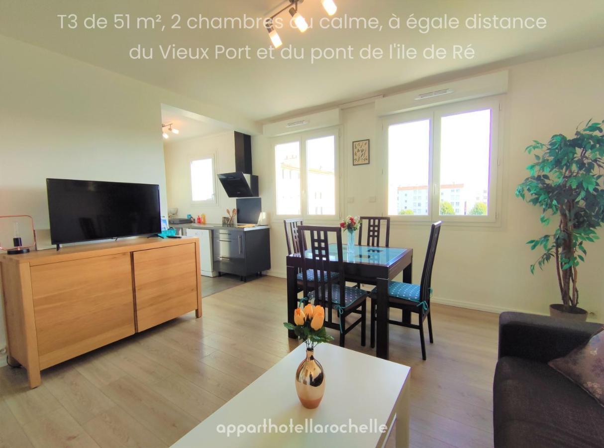 6 Appartements Et 4 Adresses A Mi-Chemin Entre Le Vieux Port Et L Ile De Re ラ・ロシェル エクステリア 写真